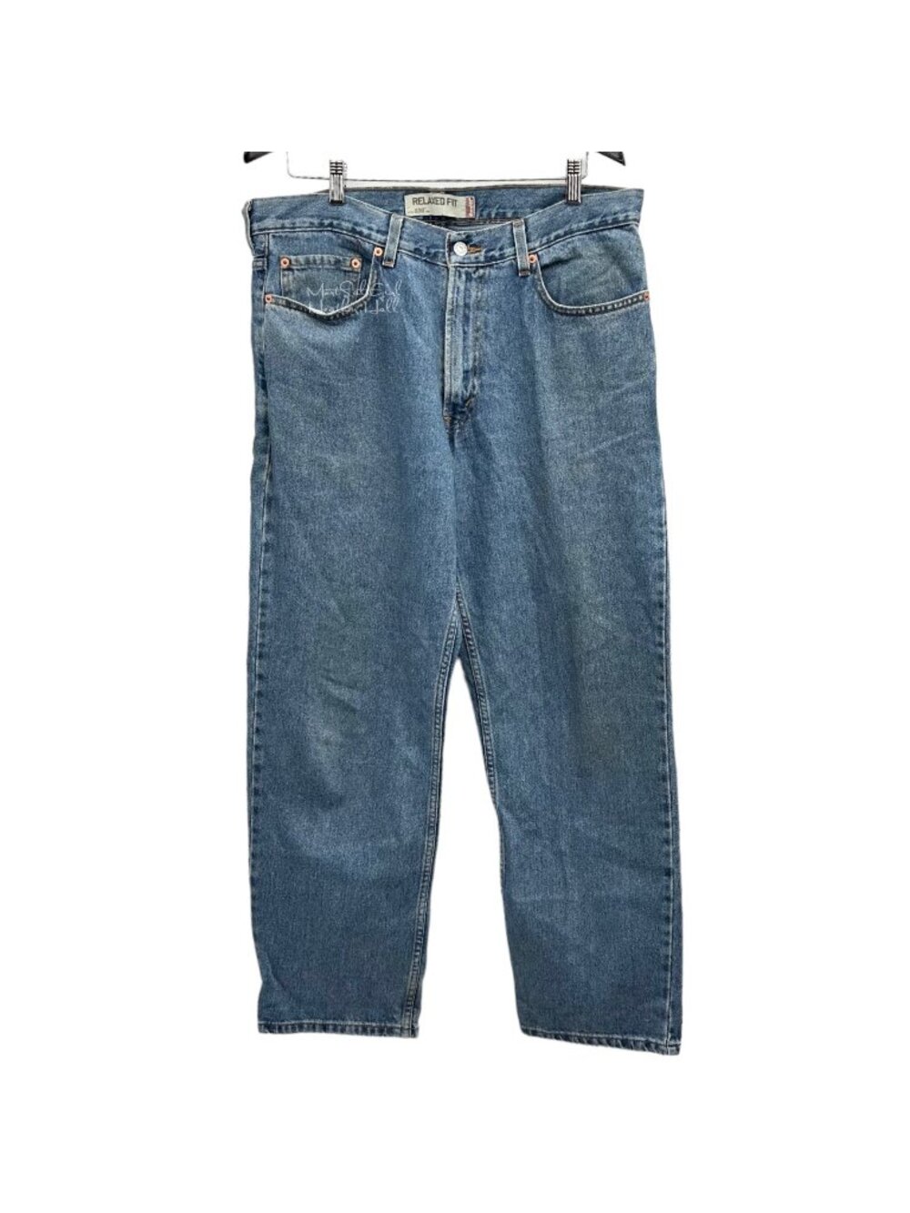 Levi's 550 Classic Style Relaxed Fit Jeans Size 35/30